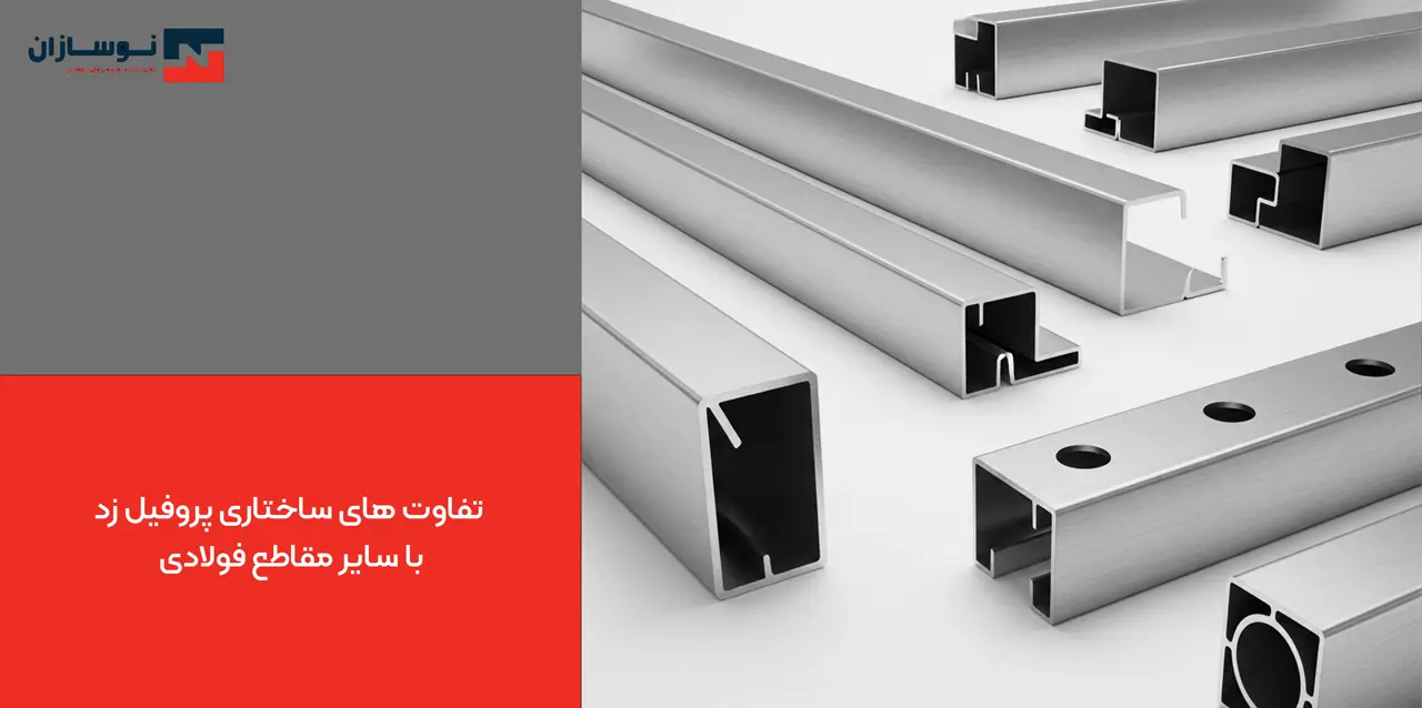 تفاوت های ساختاری پروفیل زد با سایر مقاطع فولادی