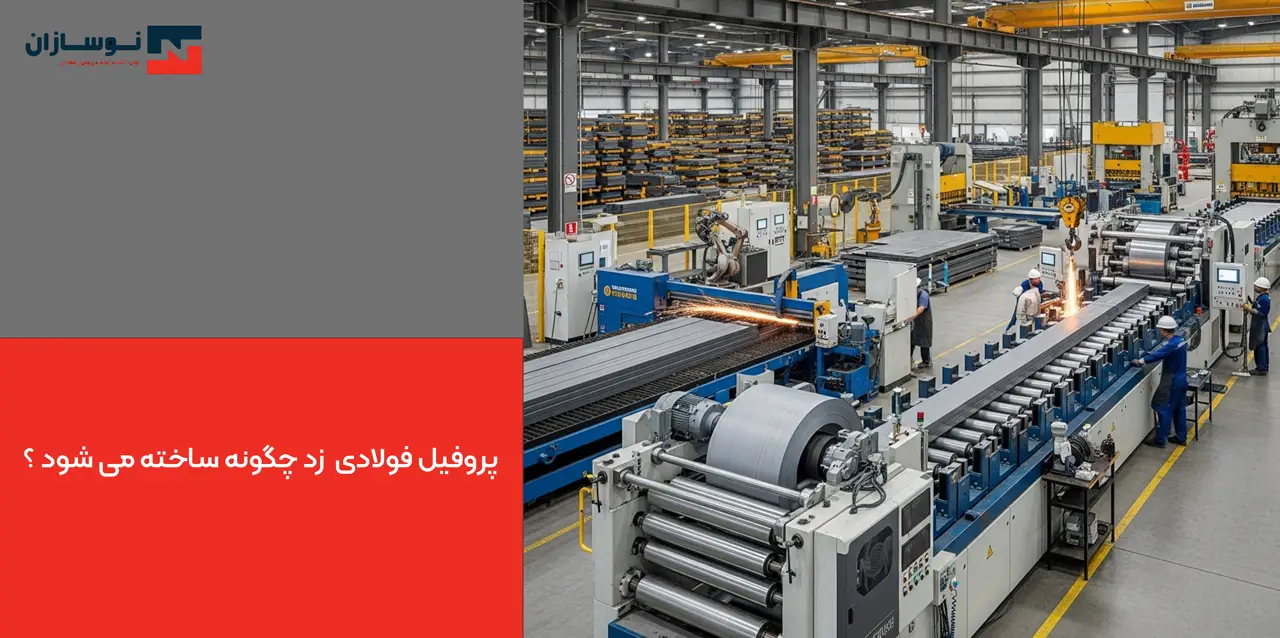 پروفیل فولادی زد چگونه ساخته می شود ؟
